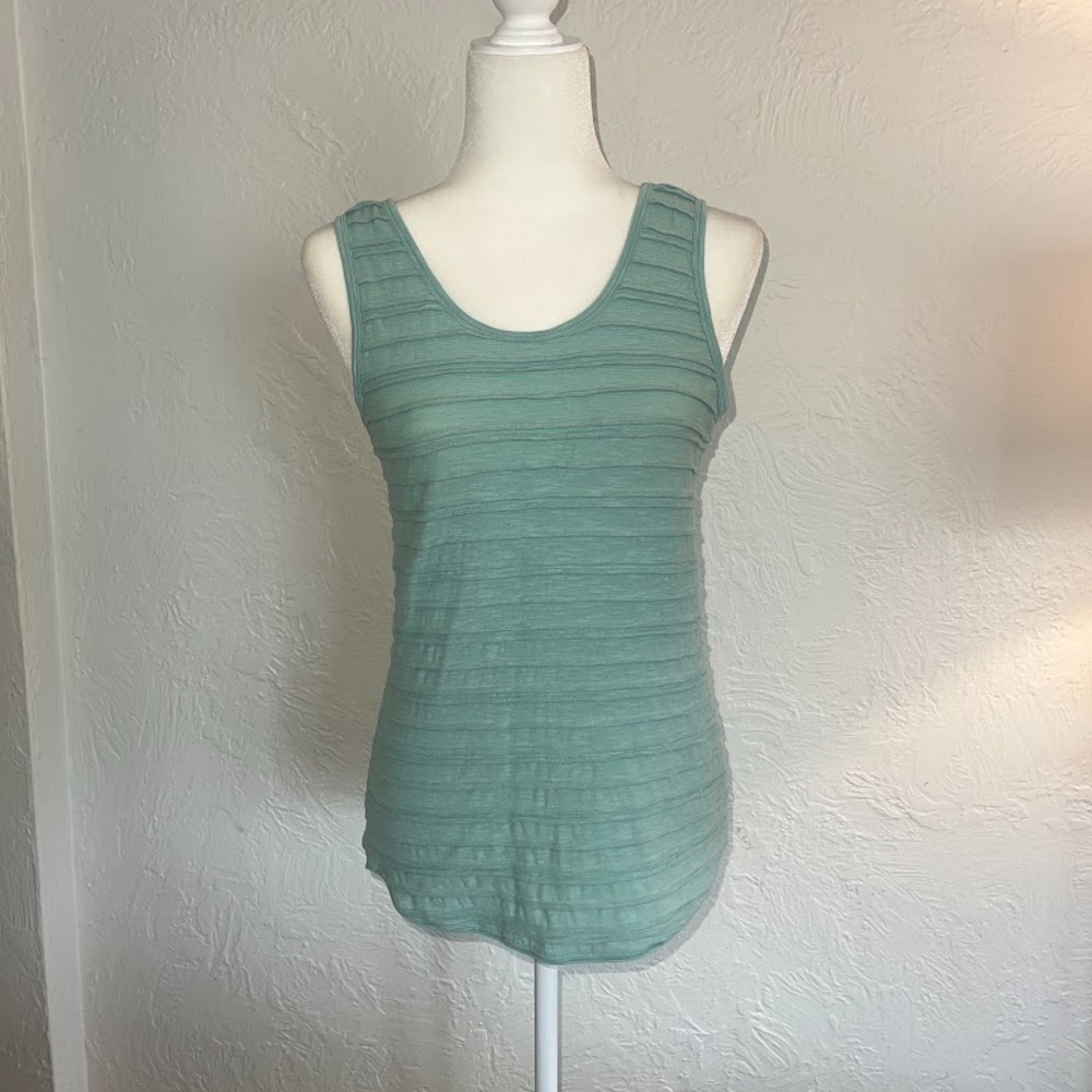 Toad & Co W Samba Flow Tank S Teal Organic Cotton Blend Breathable Earthy